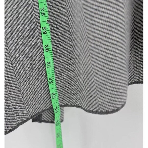 J.Crew Factory Vanessa Herringbone Sweater Sz M Open Cardigan Jacket Preppy Flaw - Picture 14 of 16